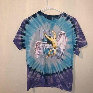 led zeppelin graphic band tee